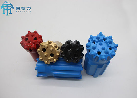 টানেলের জন্য উচ্চ মানের 48mm R32 অ্যালয় স্টিল থ্রেড বোতাম রক ড্রিলিং বিট