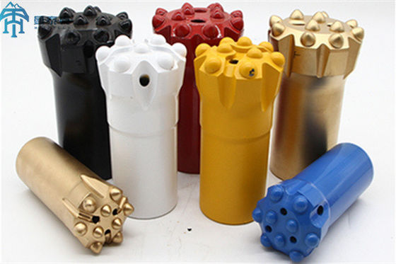 লং হোল ড্রিলিং রিট্র্যাক্ট বোতাম বিট টি 38 থ্রেডেড 76 মিমি