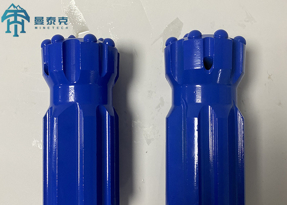 ফ্ল্যাট ফেস 64mm T38 কার্বাইড বোতাম বিট থ্রেডেড প্রত্যাহার গোলাকার