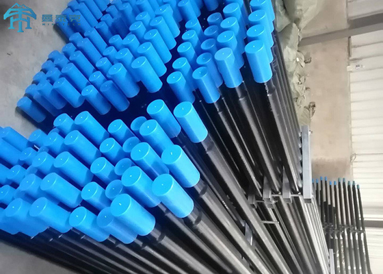 R25/R32/T38/T45/T51 এক্সটেনশন থ্রেডেড ড্রিল রড এমএফ রক ড্রিলিং টুল অ্যান্টিরাস্ট