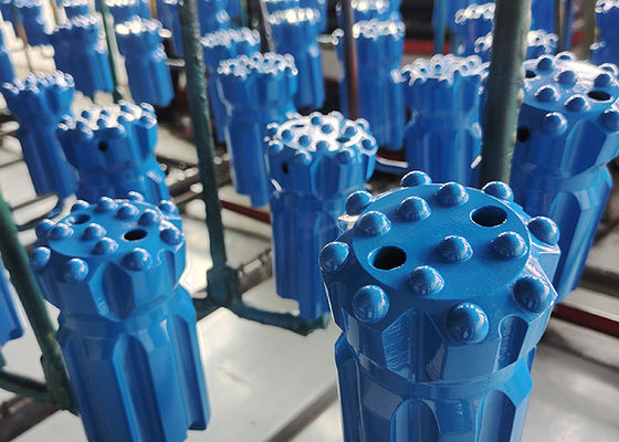 শীর্ষ হাতুড়ি 76mm T45 প্রত্যাহার বোতাম বিট সিমেন্টেড কার্বাইড মাইনিং টুল