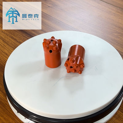 উচ্চ কর্মক্ষমতা সম্পন্ন শিলা ড্রিলিংয়ের জন্য 32মিমি 11ডিগ্রি পরিধান-প্রতিরোধী বাটন ড্রিল বিট