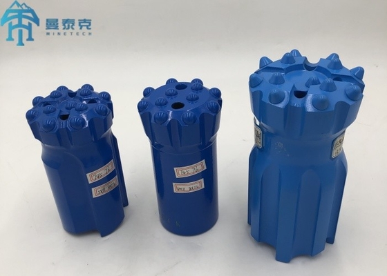 76mm - T45 থ্রেডেড বোতাম বিট রক ড্রিলিং টুলস টাংস্টেন কার্বাইড