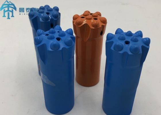 76 মিমি টি 45 থ্রেডেড বোতাম বিট টানেল নির্মাণ এবং ভূগর্ভস্থ খনির ক্ষমতা সহ ওপেন পিট মাইনিংয়ের জন্য