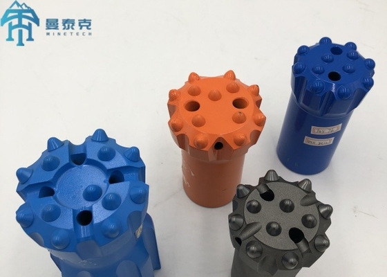 R38 76mm থ্রেড বোতাম ড্রিল বিট ফ্ল্যাট ফেস ড্রিল বিট রক ড্রিলিং জন্য