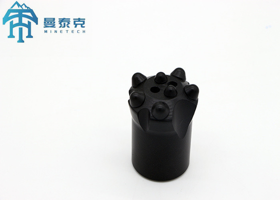 32mm - 41mm টেপারড ড্রিল বোতাম বিট 3x8 গেজ কার্বাইড মাইনিং বিট