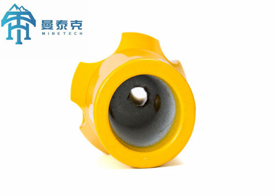 হার্ড রক ড্রিলিংয়ের জন্য 45 মিমি অভ্যন্তরীণ গ্যালভানাইজড টেপারড বোতাম বিট