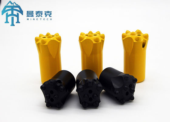 ৩৮ মিমি কোপযুক্ত বোতাম বিট সহ ৭ টি টংস্টেন কার্বাইড টিপস ব্লাস্টিং হোল এবং পৌর নির্মাণের জন্য