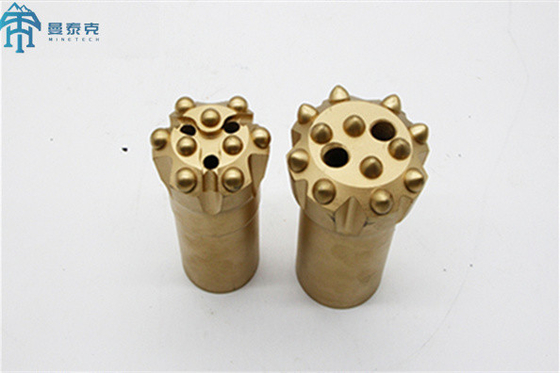 রক ড্রিল টুলস থ্রেড বাটন বিট T38 76 মিমি