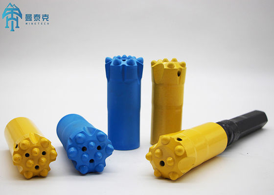 43-127 মিমি ব্যাসার্ধ H থ্রেড রক ড্রিল বিট দীর্ঘস্থায়ী quarrying সমাধান