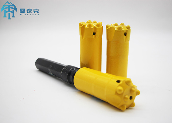 R32 থ্রেড বোতাম বিট 45mm টানেলিং কভারিং জন্য