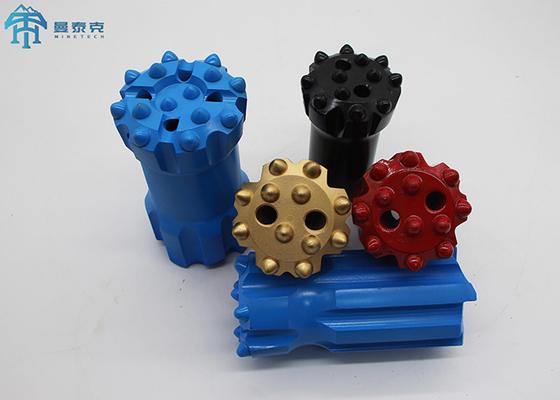 খনির জন্য R38 64mm প্রত্যাহার ড্রিল Dth বোতাম বিট টুংস্টেন কার্বাইড