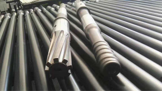 T38 COP1238 শ্যাঙ্ক অ্যাডাপ্টার উচ্চ কার্বন ইস্পাত সিএনসি মেশিনিং ড্রিলিং টুল