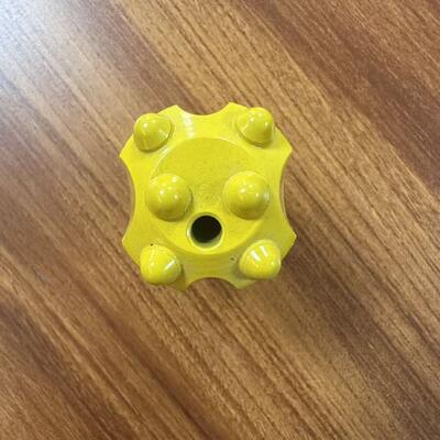 পাথরের ড্রিলিং এবং কোয়ারিংয়ের জন্য টেপারড ৩৬ মিমি ৬ বোতাম রক ড্রিলিং বিট