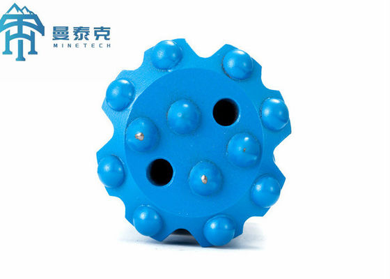 ধাতুবিদ্যা খনি ভূতাত্ত্বিক অনুসন্ধান এবং জল সংরক্ষণ নির্মাণের জন্য 64 মিমি ব্যাস T38 থ্রেড বাটন বিট