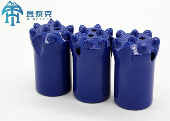 যথার্থতা কোপযুক্ত বোতাম বিট শর্ট স্কার্ট কার্বাইড স্টিল ড্রিল বিট কাস্টম বোতাম নম্বর 7 ° / 11 ° কোপযুক্ত