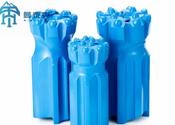 গোলাকার বোতাম Retrac Bit T45 76mm তাপ চিকিত্সা ড্রিলিং টুল