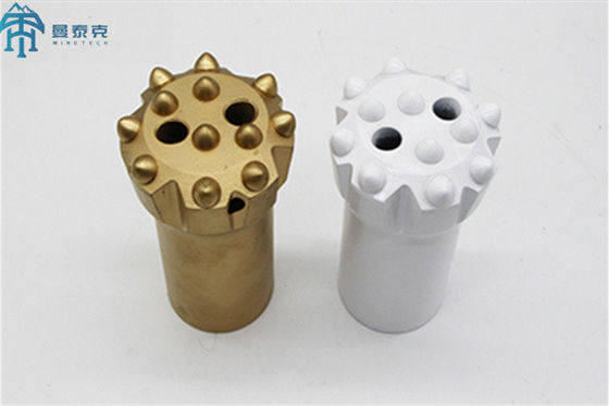 রক ড্রিল টুলস থ্রেড বাটন বিট T38 76 মিমি