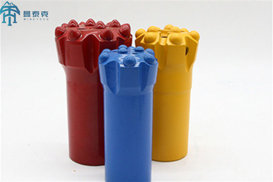 R32 51mm রক ড্রিলিং বিট টুংস্টেন কার্বাইড থ্রেডেড বোতাম